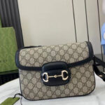 Gucci Horsebit 1955 collection of soft small shoulder bag
